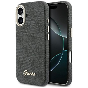 Guess 4G Script MagSafe case for iPhone 17 - black Guess 4G Script MagSafe case for iPhone 17 - black