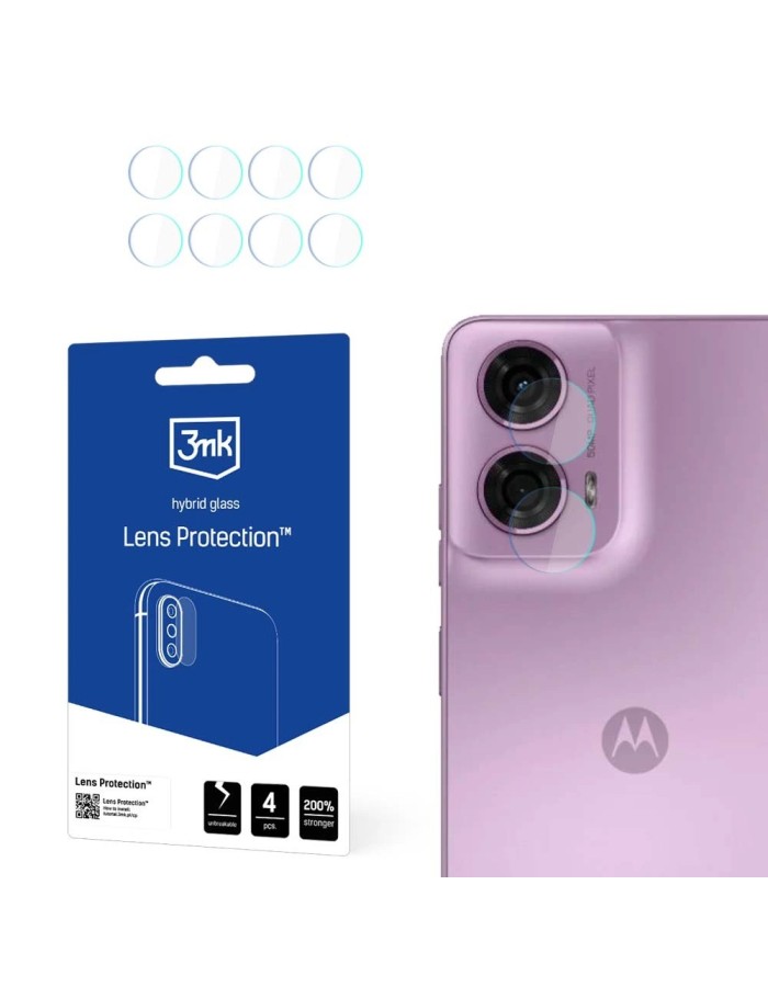 3mk Lens Protection™ hybrid camera glass for Motorola Moto G24 Power