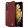BMW Silicone Signature Logo Case for Samsung Galaxy S21+ - Red BMW Silicone Signature Logo Case for Samsung Galaxy S21+ - Red
