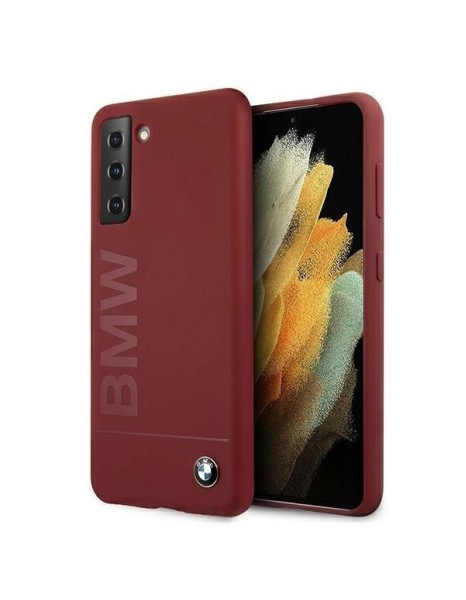BMW Silicone Signature Logo Case for Samsung Galaxy S21+ - Red BMW Silicone Signature Logo Case for Samsung Galaxy S21+ - Red