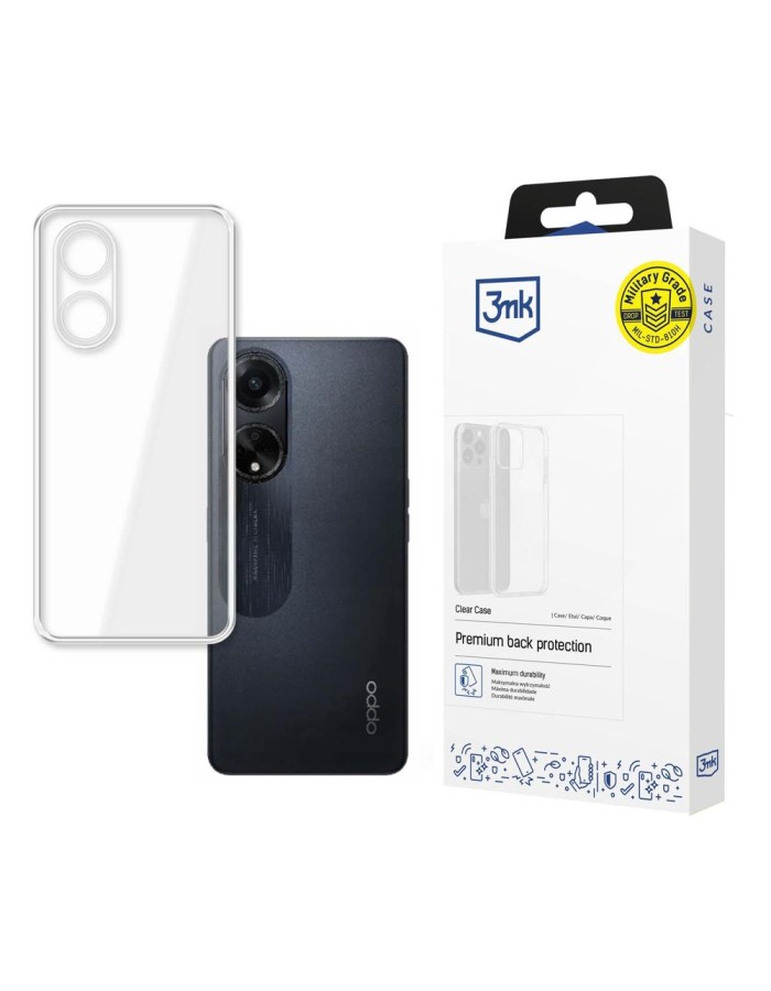 3mk Clear Case for Oppo A98 5G - transparent
