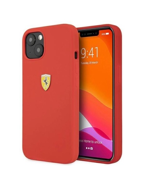 Ferrari FESSIHCP13SRE iPhone 13 mini 5.4" red/red hardcase Silicone