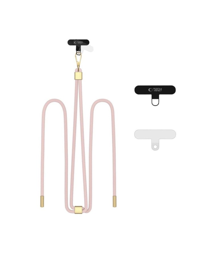 Tech-Protect C2S Rope Crossbody Strap Leash - Pink Tech-Protect C2S Rope Crossbody Strap Leash - Pink
