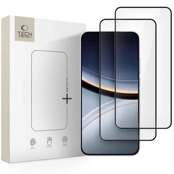 Tech-Protect Glass Fit+ 2-pack tempered glass for Xiaomi Poco F7 5G - black