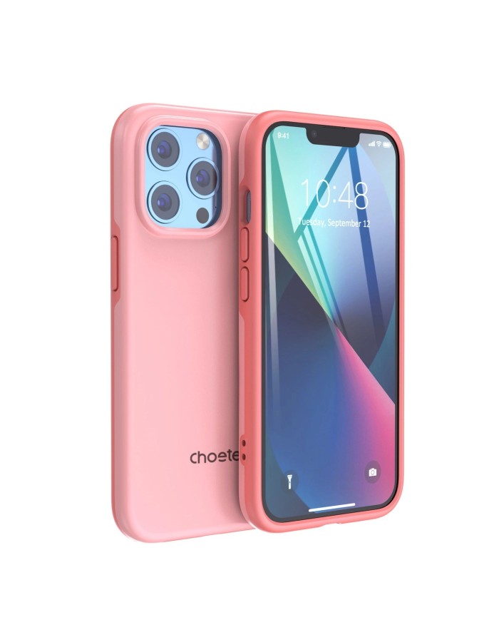 Choetech MFM Anti-drop case Made For MagSafe for iPhone 13 Pro pink (PC0113-MFM-PK)