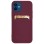 Card Case Silicone Wallet Case with Card Slot Documents for Xiaomi Redmi 10X 4G / Xiaomi Redmi Note 9 Burgundy