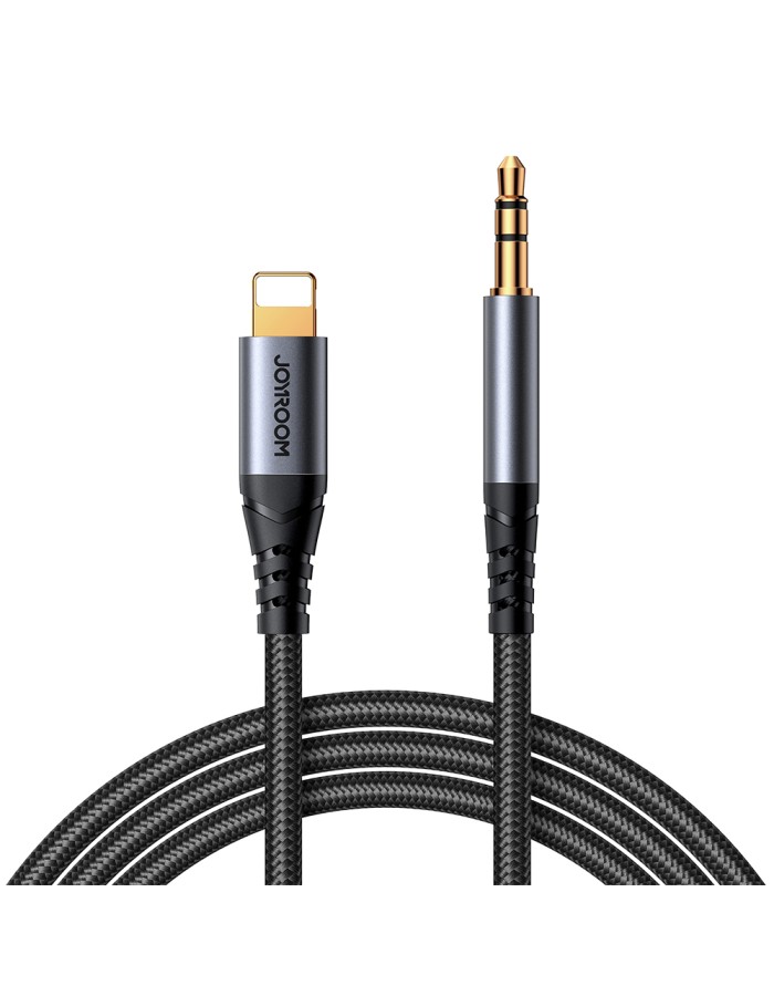 Joyroom Audio Transfer Series SY-A06 mini jack 3.5 mm / Lightning cable 1.2 m - black