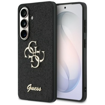 Guess Fixed Glitter Big 4G Metal Logo case for Samsung Galaxy S26 - black Guess Fixed Glitter Big 4G Metal Logo case for Samsung Galaxy S26 - black