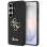 Guess Fixed Glitter Big 4G Metal Logo case for Samsung Galaxy S26 - black