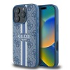 Guess 4G Printed Stripes MagSafe case for iPhone 16 Pro - blue Guess 4G Printed Stripes MagSafe case for iPhone 16 Pro - blue