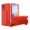 Wozinsky Kickstand Case silicone case with stand Xiaomi Redmi Note 11 Pro red Wozinsky Kickstand Case silicone case with stand Xiaomi Redmi Note 11 Pro red
