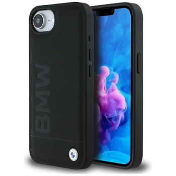 BMW Leather Hot Stamp iPhone 16e Case - Black