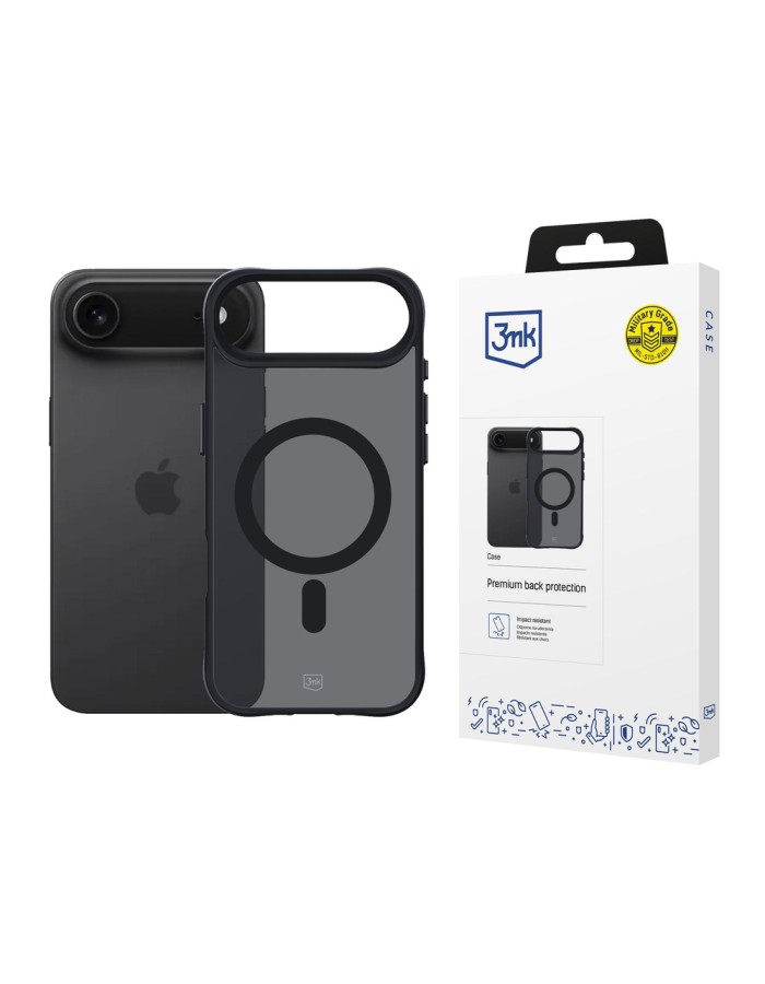 3mk Smoke MagCase for iPhone 17 Air - Black Semi-Transparent 3mk Smoke MagCase for iPhone 17 Air - Black Semi-Transparent