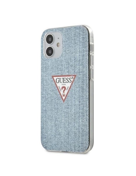 Guess GUHCP12SPCUJULLB iPhone 12 mini 5.4" blue/light blue hardcase Jeans Collection