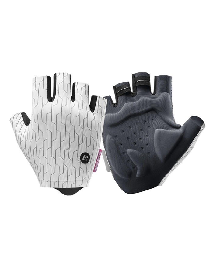 Rockbros MTB cycling gloves size: S - white and black
