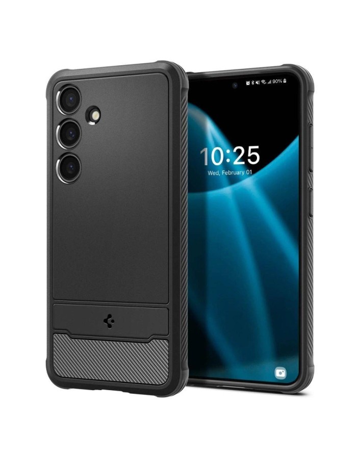 Spigen Rugged Armor Case for Samsung Galaxy S24 - Matte Black Spigen Rugged Armor Case for Samsung Galaxy S24 - Matte Black
