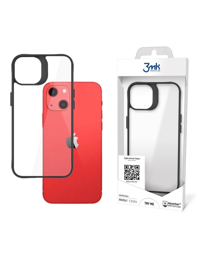 3mk Satin Armor Case+ iPhone 13 series - black