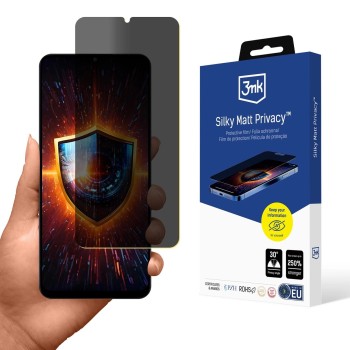 Privacy Screen Protector 3mk Silky Matt Privacy for Xiaomi Poco C65 Privacy Screen Protector 3mk Silky Matt Privacy for Xiaomi Poco C65
