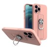 Ring Case silicone case with finger grip and base for Samsung Galaxy S22 + (S22 Plus) pink Ring Case silicone case with finger grip and base for Samsung Galaxy S22 + (S22 Plus) pink