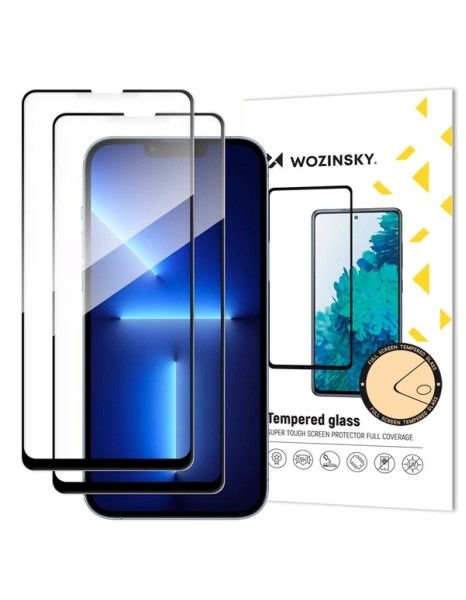 Wozinsky Full Glue Tempered Glass for Xiaomi Redmi Note 14 5G / Note 14 4G, 2-pack Wozinsky Full Glue Tempered Glass for Xiaomi Redmi Note 14 5G / Note 14 4G, 2-pack