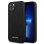 Karl Lagerfeld Silicone Plaque Case for iPhone 13 mini - Black