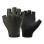 Rockbros Breathable Short Finger Cycling Gloves, Size: L - Green