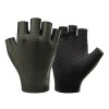 Rockbros Breathable Short Finger Cycling Gloves, Size: S - Green