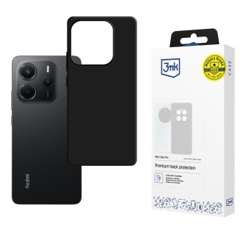 3mk Matt Case Pro case for Xiaomi Redmi Note 14 5G - matte black