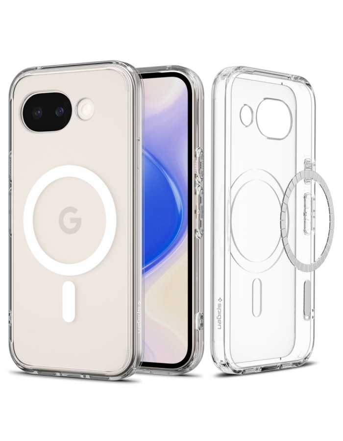 Spigen Ultra Hybrid Mag MagSafe Case for Google Pixel 10A - Clear and White Spigen Ultra Hybrid Mag MagSafe Case for Google Pixel 10A - Clear and White
