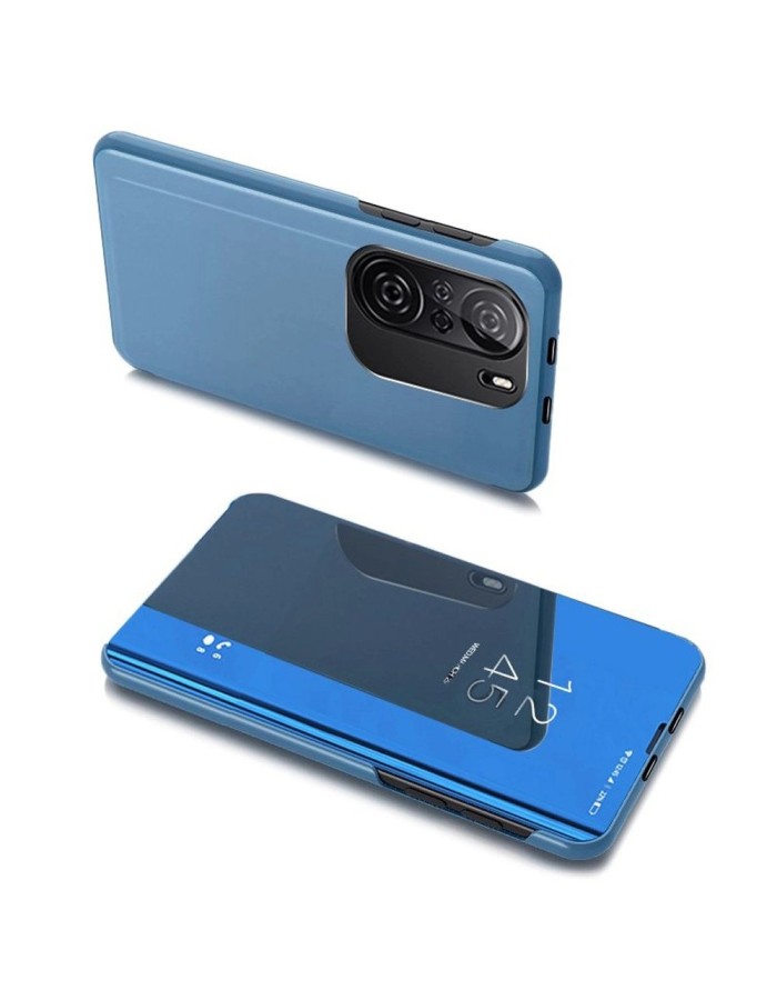 Clear View Case cover for Xiaomi Redmi K40 Pro+ / K40 Pro / K40 / Poco F3 blue Clear View Case cover for Xiaomi Redmi K40 Pro+ / K40 Pro / K40 / Poco F3 blue