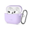 Tech-Protect Silicone Hook Case for Apple AirPods 3 - Purple Tech-Protect Silicone Hook Case for Apple AirPods 3 - Purple