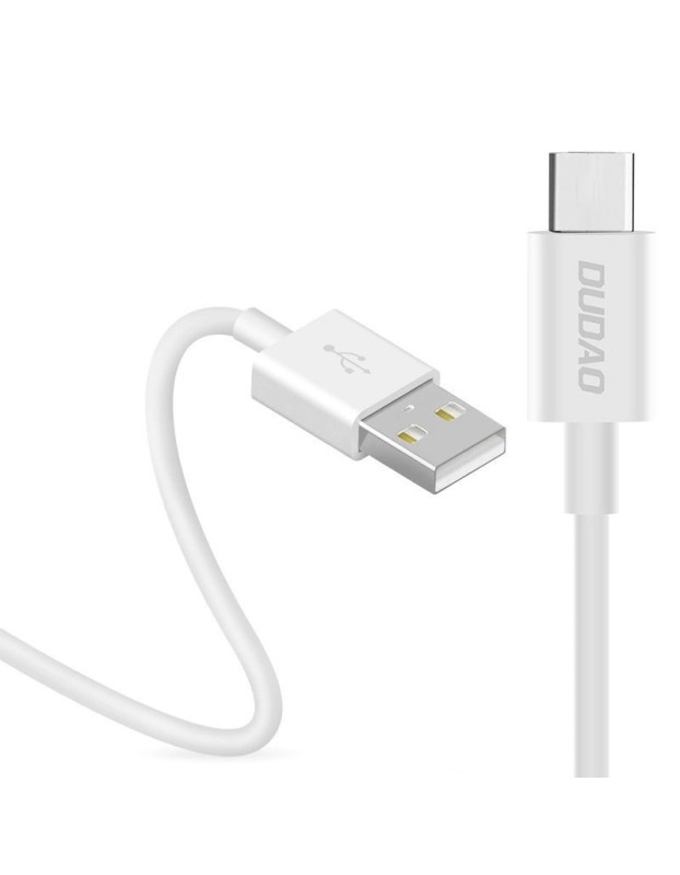 Dudao cable USB / USB Type C 3A 1m white (L1T white)
