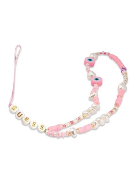 Guess pendant GUSTSHPP Phone Strap pink/pink Beads Shell Guess pendant GUSTSHPP Phone Strap pink/pink Beads Shell