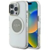 Guess IML Metal Colored Circle Classic Logo MagSafe case for iPhone 16 Pro - gray Guess IML Metal Colored Circle Classic Logo MagSafe case for iPhone 16 Pro - gray