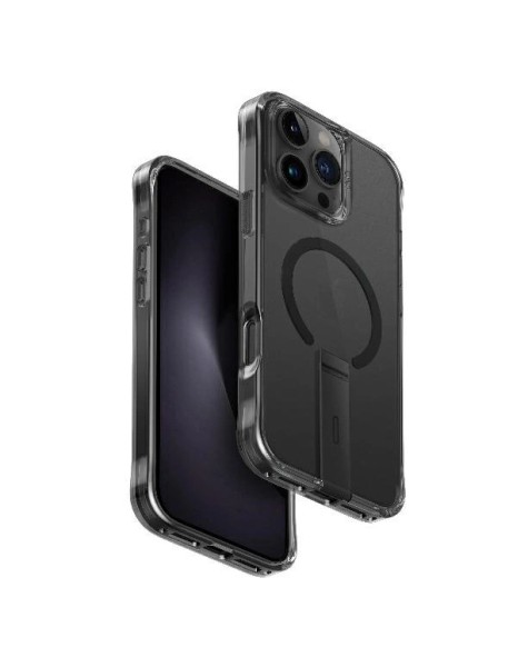 Uniq Eleva with Vertica Stand Case for iPhone 16 Pro Max - Black Uniq Eleva with Vertica Stand Case for iPhone 16 Pro Max - Black