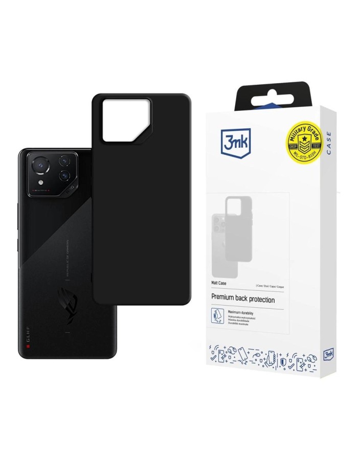 3mk Matt Case for Asus ROG Phone 8 - black