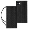 Magnet Strap Case for iPhone 12 Pouch Wallet + Mini Lanyard Pendant Black Magnet Strap Case for iPhone 12 Pouch Wallet + Mini Lanyard Pendant Black