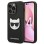 Karl Lagerfeld Saffiano Choupette Head Patch Case for iPhone 14 Pro - Black