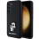 Karl Lagerfeld Silicone Karl&amp;amp;Choupette Metal Pin case for Samsung Galaxy S24 - black