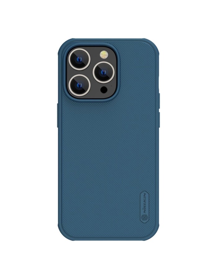 Nillkin Super Frosted Shield Pro case for iPhone 14 Pro Max back cover blue
