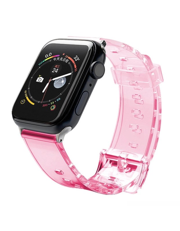 Silicone Strap Bracelet Bracelet Strap Light for Apple Watch 42 / 44 mm - Red