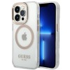 Guess GUHMP14LHTRMD iPhone 14 Pro 6.1 "gold / gold hard case Metal Outline Magsafe Guess GUHMP14LHTRMD iPhone 14 Pro 6.1 "gold / gold hard case Metal Outline Magsafe