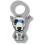 Nimmy Cool&amp;amp;Cute 2.0 Dog Magnetic Pendant - Gray
