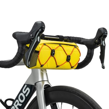 Rockbros 30110054006 Handlebar Bicycle Bag 2.2L - Yellow Rockbros 30110054006 Handlebar Bicycle Bag 2.2L - Yellow