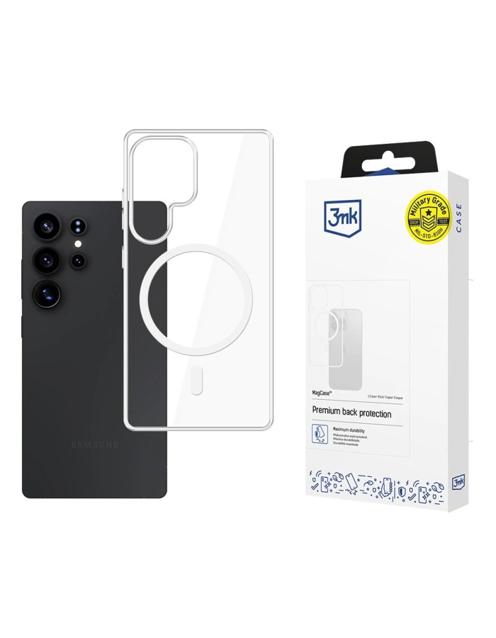 3mk MagCase for Samsung Galaxy S25 Ultra - transparent