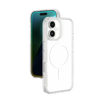 AmazingThing Titan Pro Mag Case with Magnetic Ring for iPhone 16 - Transparent