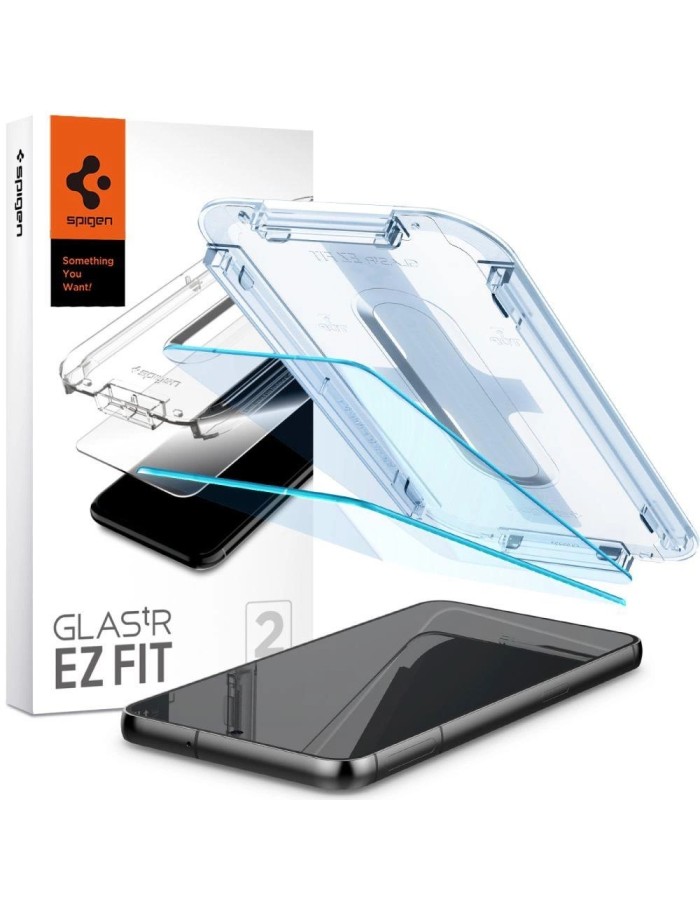 Spigen Glas.tR EZ Fit tempered glass for Samsung Galaxy S23+ - 2 pcs. Spigen Glas.tR EZ Fit tempered glass for Samsung Galaxy S23+ - 2 pcs.