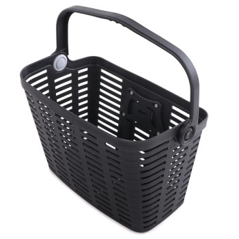 Wozinsky WKR-PK plastic handlebar bicycle basket - black Wozinsky WKR-PK plastic handlebar bicycle basket - black