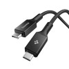 Spigen Essential EB24015CC USB-C / USB-C 240W 150cm Cable - Black Spigen Essential EB24015CC USB-C / USB-C 240W 150cm Cable - Black