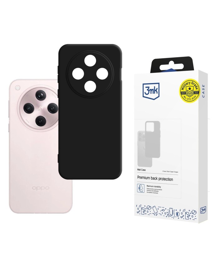 3mk Matt Case for Oppo Find X8 - black